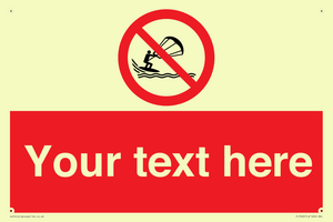 Custom No kite surfing